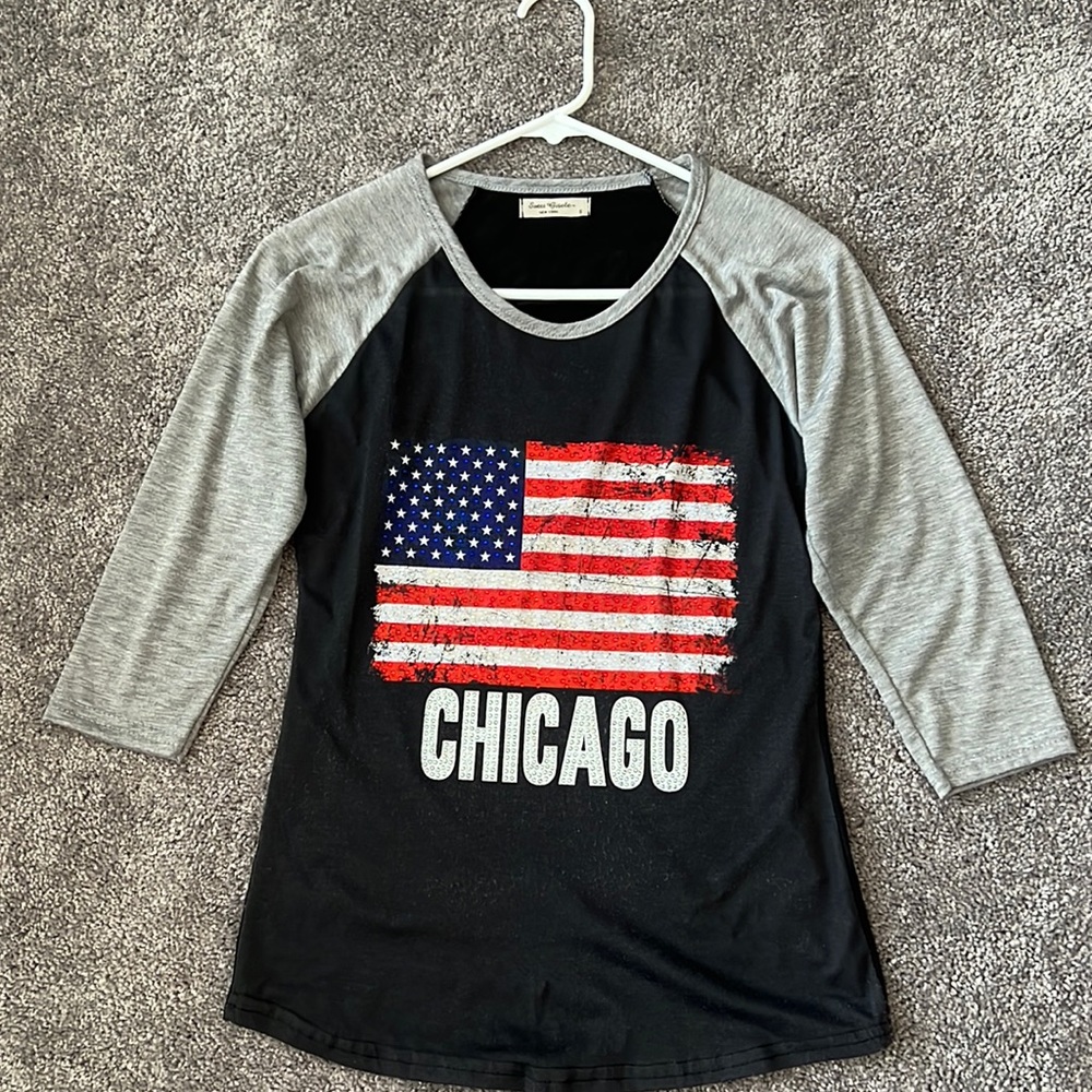 Chicago Quarter Sleeve T shirt